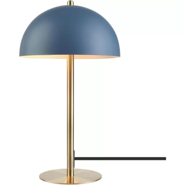 Globe Electric 65531 Luna 21quot 2Light Table Lamp Matte Blush Pink Double Plated Nickel OnOff Pull ChainsLuna Blue