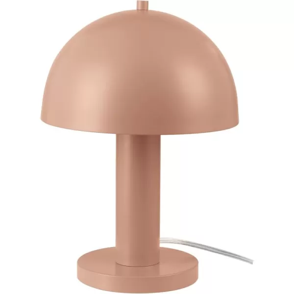 Globe Electric 65531 Luna 21quot 2Light Table Lamp Matte Blush Pink Double Plated Nickel OnOff Pull ChainsOlivia Cork