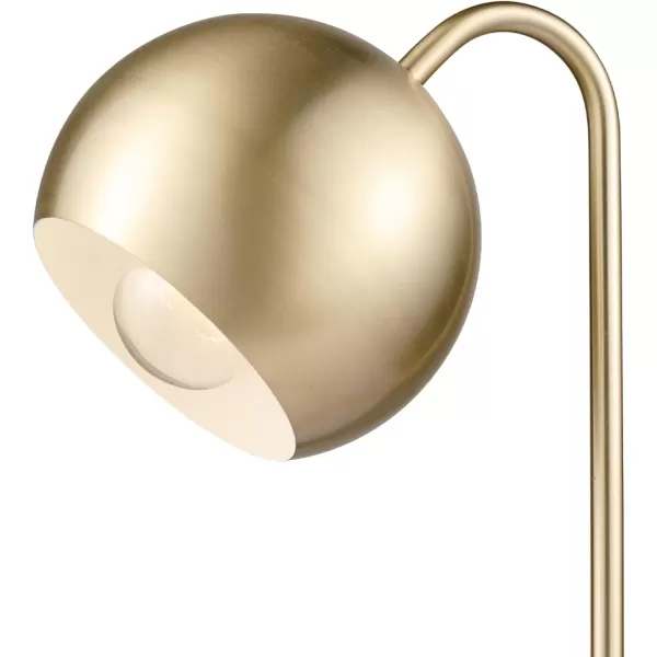 Globe Electric 52097 Pratt 18quot Desk Lamp Matte Brass Finish Adjustable Height inLine Rocker OnOff SwitchMatte Brass  Richmond