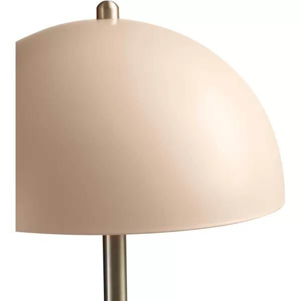 Globe Electric 52332 15quot Desk Lamp Matte Pink Matte Brass Accents inLine OnOff Rocker Switch