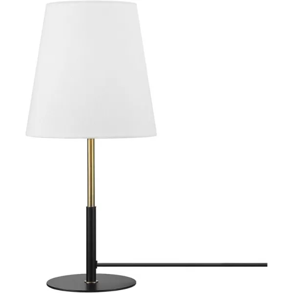 Globe Electric 52095 Belmont Desk LampMatte Black  Brass Accents