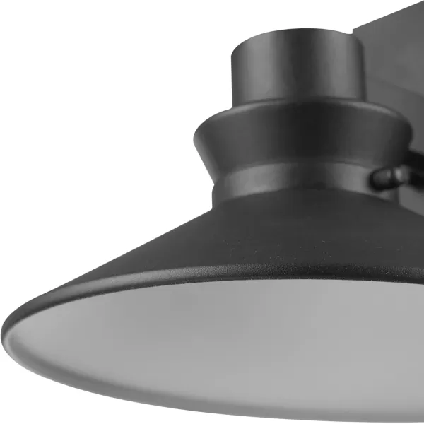 Globe Electric 44782 Maisel LED Integrated Outdoor Wall Sconce Matte Black 8W 650 Lumens 2700 Kelvin 492Matte Black  Harris