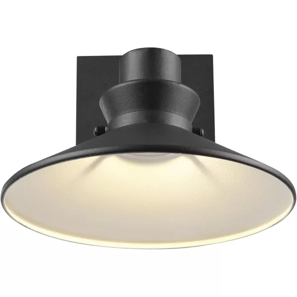 Globe Electric 44782 Maisel LED Integrated Outdoor Wall Sconce Matte Black 8W 650 Lumens 2700 Kelvin 492Matte Black  Harris