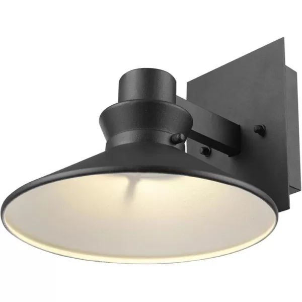 Globe Electric 44782 Maisel LED Integrated Outdoor Wall Sconce Matte Black 8W 650 Lumens 2700 Kelvin 492Matte Black  Harris