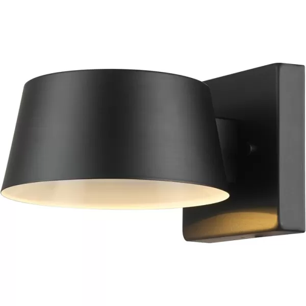 Globe Electric 44782 Maisel LED Integrated Outdoor Wall Sconce Matte Black 8W 650 Lumens 2700 Kelvin 492Matte Black  Maisel