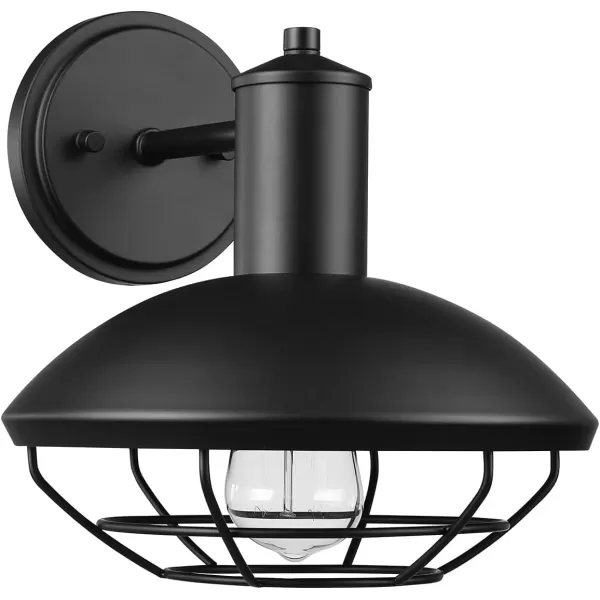 imageGlobe Electric 40190 1Light IndoorOutdoor Wall Sconce Oil Rubbed Bronze Wall Lighting Wall Lamp Dimmable Kitchen Sconces Wall Lighting Porch Light Patio Dcor Bulb Not IncludedBlack  Helios