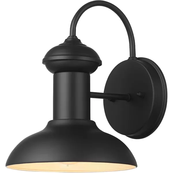 imageGlobe Electric 40190 1Light IndoorOutdoor Wall Sconce Oil Rubbed Bronze Wall Lighting Wall Lamp Dimmable Kitchen Sconces Wall Lighting Porch Light Patio Dcor Bulb Not IncludedMatte Black  Martes