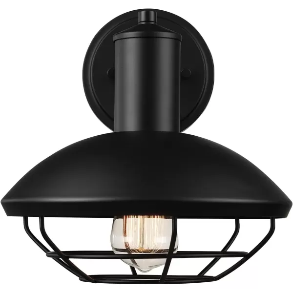 imageGlobe Electric 40190 1Light IndoorOutdoor Wall Sconce Oil Rubbed Bronze Wall Lighting Wall Lamp Dimmable Kitchen Sconces Wall Lighting Porch Light Patio Dcor Bulb Not IncludedBlack  Helios