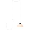 imageGlobe Electric 60435 1Light Plugin Pendant Dark Bronze Frosted Plastic Shade Clear Hanging Cord E26 Base Socket Kitchen Island Caf Ceiling Hanging Light Fixture Vintage Bulb Not IncludedDark Bronze