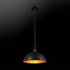 imageGlobe Electric 60607 1Light Pendant Light Matte Black Matte Brass Accents Matte Brass Interior Designer Black Cloth Hanging Cord Kitchen Island Caf Ceiling Hanging Light Bulb Not IncludedWeathered Black