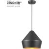 imageGlobe Electric 60607 1Light Pendant Light Matte Black Matte Brass Accents Matte Brass Interior Designer Black Cloth Hanging Cord Kitchen Island Caf Ceiling Hanging Light Bulb Not IncludedMatte Brass  Amara