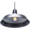 imageGlobe Electric 65155 1Light Industrial Warehouse Pendant Matte Black E26 Base Socket Kitchen Island Caf Decorative Ceiling Hanging Light Fixture Modern Vintage Bulb Not IncludedBarnyard PlugIn