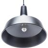 imageGlobe Electric 65155 1Light Industrial Warehouse Pendant Matte Black E26 Base Socket Kitchen Island Caf Decorative Ceiling Hanging Light Fixture Modern Vintage Bulb Not IncludedBarnyard Hardwired