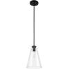 imageGlobe Jackson 1Light Pendant Antique Brass Bronze Accent Glass Shade64750Matte Black  Gizele