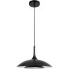 imageGlobe Electric 60607 1Light Pendant Light Matte Black Matte Brass Accents Matte Brass Interior Designer Black Cloth Hanging Cord Kitchen Island Caf Ceiling Hanging Light Bulb Not IncludedGlossy Black