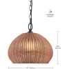 imageGlobe Electric 44759 1Light Outdoor Plugin Pendant Light Black Woven Fabric Shade Matte Black Designer Black Fabric Hanging Cord Kitchen Island Cafe Ceiling Light Bulb Not IncludedSalvador