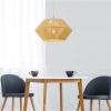 imageGlobe Electric 44759 1Light Outdoor Plugin Pendant Light Black Woven Fabric Shade Matte Black Designer Black Fabric Hanging Cord Kitchen Island Cafe Ceiling Light Bulb Not IncludedTerra  Wood Toned