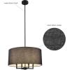 imageGlobe Electric 60340 Emery Pendant Lighting Matte Brass Bulb Not IncludedBlack  Emery