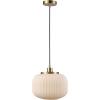 imageGlobe Electric 61093 Janis Pendant Lighting White with Fringe Bulb Not IncludedWhite  Brass