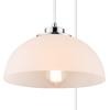 imageGlobe Electric 61093 Janis Pendant Lighting White with Fringe Bulb Not IncludedWhite  Chrome