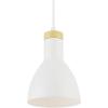 imageGlobe Electric 61093 Janis Pendant Lighting White with Fringe Bulb Not IncludedWhite  Wood Grain