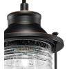 imageGlobe Electric Sutton 1Light Pendant Lighting Matte Black Smoke Glass Shade Bulb Not IncludedBayfield