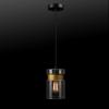 imageGlobe Electric Sutton 1Light Pendant Lighting Matte Black Smoke Glass Shade Bulb Not IncludedDionne