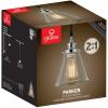 imageGlobe Electric Sutton 1Light Pendant Lighting Matte Black Smoke Glass Shade Bulb Not IncludedParker