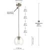 imageGlobe Electric Sutton 1Light Pendant Lighting Matte Black Smoke Glass Shade Bulb Not IncludedVivienne