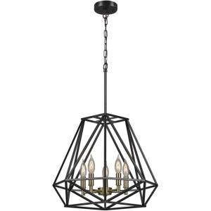 imageGlobe Electric 60340 Emery Pendant Lighting Matte Brass Bulb Not IncludedMatte Black  Sansa