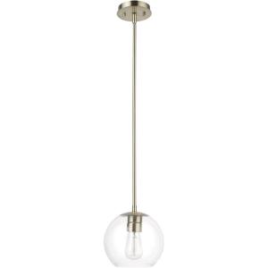 imageGlobe Electric Sutton 1Light Pendant Lighting Matte Black Smoke Glass Shade Bulb Not IncludedVivienne