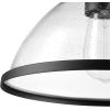 imageGlobe Electric 44301 Charlie 1Light OutdoorIndoor SemiFlush Mount Ceiling Light Oil Rubbed Bronze Clear Seeded Glass Shade Bulb Not IncludedBlack  Ckayton