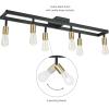 imageGlobe Electric 59811 Weston 6Light Track Lighting Matte Black Bulb Not IncludedBlackBrass  Weston