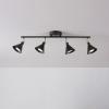 imageGlobe Electric 59980 Aurora 4Light Track Lighting Matte Black Brass AccentsMatte Black