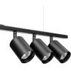 imageGlobe Electric 64000048 4Light Adjustable Height Geometrical Track Lighting Matte Black Ceiling Light Track Light Heads Pivot Shades Track Lighting Kit 4 Bulb Kitchen Light GU10 SocketMatte Black  Brooke