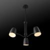 imageGlobe Electric Tetra 6Light Chandelier Matte Black Adjustable Hanging HeightLogan