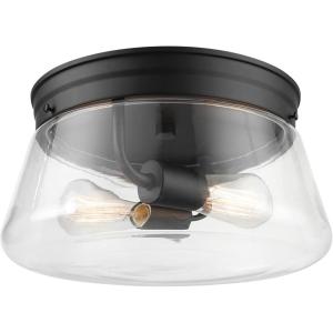 imageGlobe Electric 44301 Charlie 1Light OutdoorIndoor SemiFlush Mount Ceiling Light Oil Rubbed Bronze Clear Seeded Glass Shade Bulb Not IncludedBlack  Aleyna