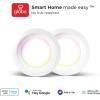 imageGlobe Electric 50284 WiFi Smart 4quot Slim Baffle LED Recessed Lighting Kit 2Pack No Hub Required Voice Activated 9 Watts Multicolor RGB Tunable White 540 Lumens Wet Rated 425quot Hole Size