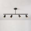 imageGlobe Electric 60222 Willard 4Light Adjustable Height Track Lighting Matte BlackWillard