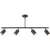 imageGlobe Electric 60222 Willard 4Light Adjustable Height Track Lighting Matte BlackWillard