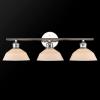 imageGlobe Electric Sydney 5Piece Bathroom Set Matte Gray and Chrome 3Light Vanity Light Towel Bar Towel Ring Robe Hook Toilet Paper HolderChrome  Johnson