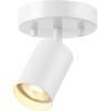 imageGlobe Electric 57499 Pratt 1Light Track Lighting Spotlight Matte White Bulb Not IncludedPratt White