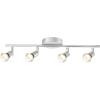 imageGlobe Electric 57505 Payton 6Light Foldable Track Lighting Painted BrassMatte Silver