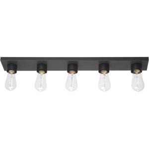 imageGlobe Electric 51563 5Piece Bathroom Accessory Set with Vanity Matte Brass 3Light Vanity Light Fixture Towel Bar Towel Ring Robe Hook Toilet Paper Holder Home Dcor Bulb Not IncludedMatte Black  Alden