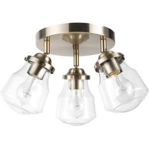 imageGlobe Electric 59767 Mabel 3Light Track Lighting Antique Brass Frosted Glass Shades Bulbs Included GoldAntique Brass  Gerald