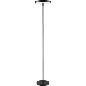 imageGlobe Electric WiFi Smart Floor Lamp Satin Black No Hub Required Voice Activated 36 Watts Multicolor Changing RGB Tunable White 2000K  5000K 2500 Lumens 50000 Hours 80 CRI67589Floor Lamp Black