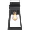 imageGlobe Electric 44094 1Light Outdoor Wall Sconce Black Seeded Glass Shade Light Fixture Outside Lights for House Kitchen Exterior Lighting Indoor Home Essentials ModernMatte Black  Shea