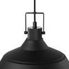 imageGlobe Electric 44231 1Light Outdoor Pendant Bronze Oil Rubbed Finish Clear Seeded Glass Shade Vintage Edison LED Bulb Included Porch Light Ceiling Hanging Light Fixture 650 LumensSutton Black