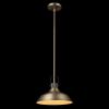 imageGlobe Electric 44231 1Light Outdoor Pendant Bronze Oil Rubbed Finish Clear Seeded Glass Shade Vintage Edison LED Bulb Included Porch Light Ceiling Hanging Light Fixture 650 LumensSutton Brass