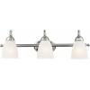 imageGlobe Electric 50783 23quot 3Light Vanity Lighting Satin Nickel Alabaster Glass Shades Bathroom Dcor Kitchen Lights Home Essentials Bedroom Wall Lamp Light Fixture E26 BaseSatin Nickel